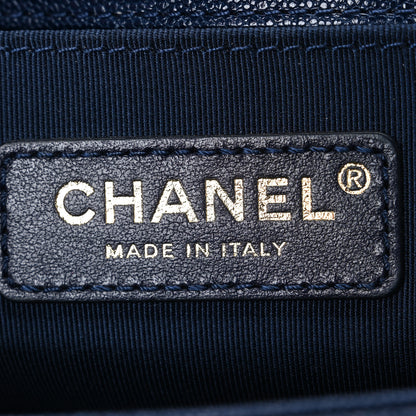 Chanel Caviar Quilted Small Boy Flap Dark Blue 6 of 10