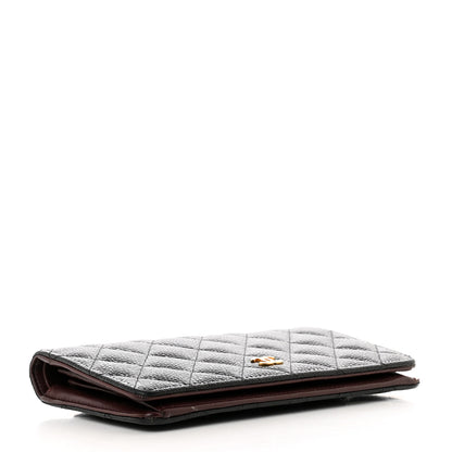 Chanel Caviar Quilted Yen Wallet Black 4 of 9
