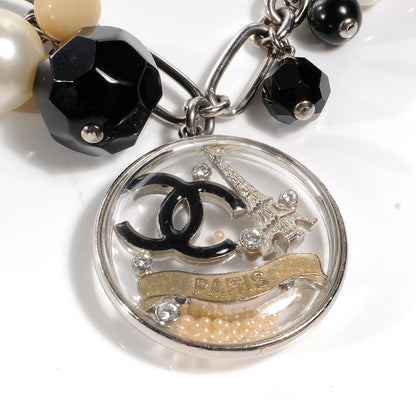 Chanel Pearl Beaded CC Paris Necklace 5 of 6
