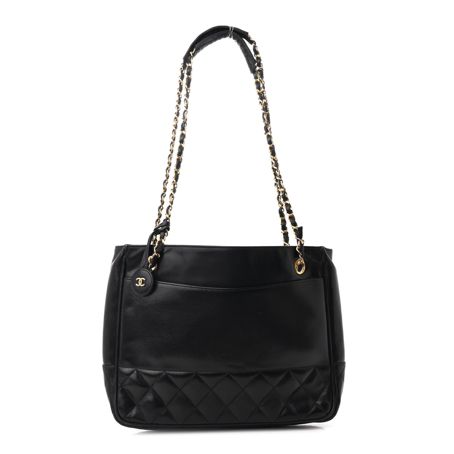 Chanel Lambskin Quilted Shoulder Bag Black 1 of 11