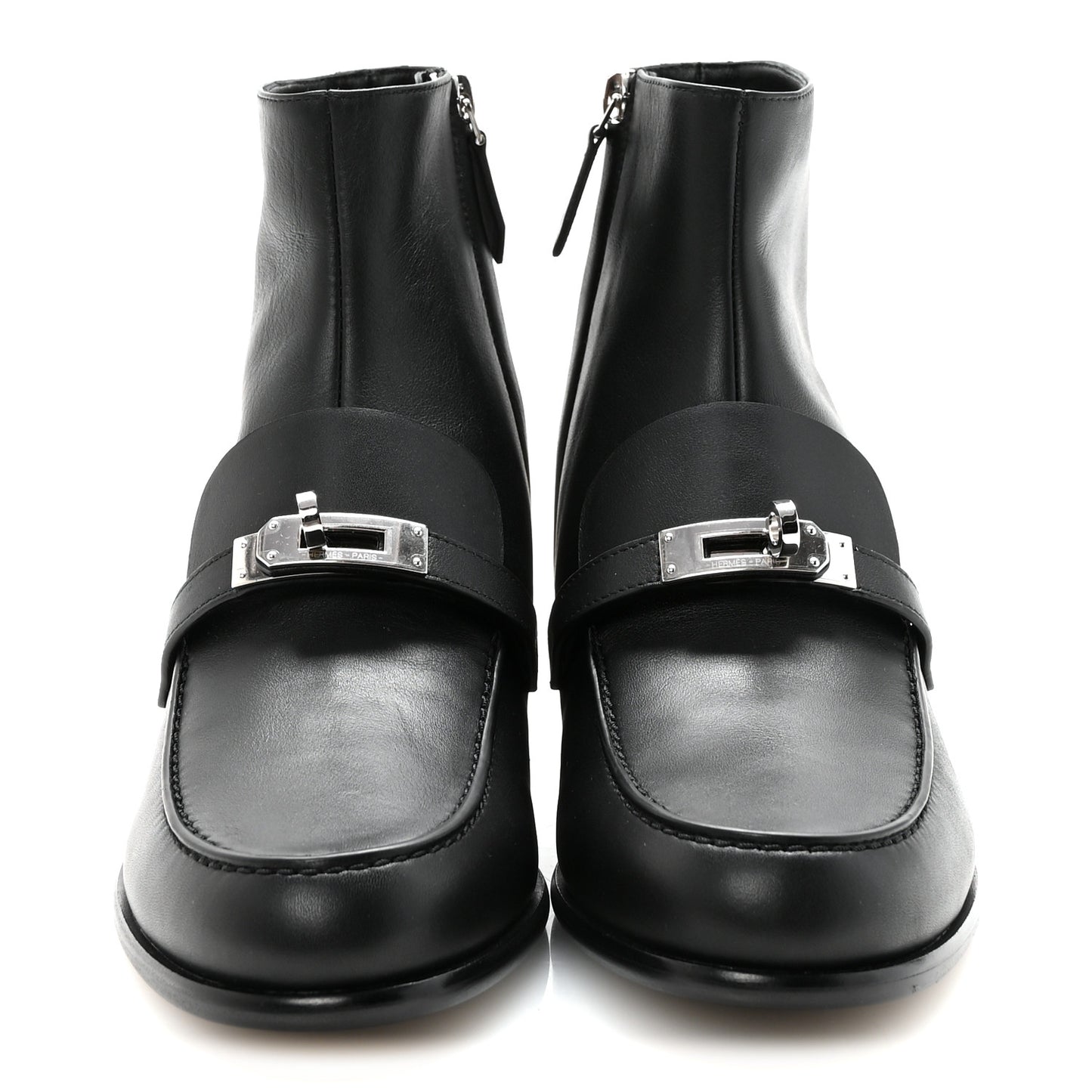 Calfskin Kelsey Ankle Boots 38.5 Black