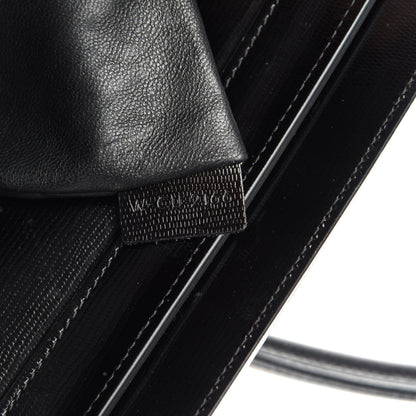 Celine Sleek Calfskin Micro Bi-Color Luggage Black White 11 of 12