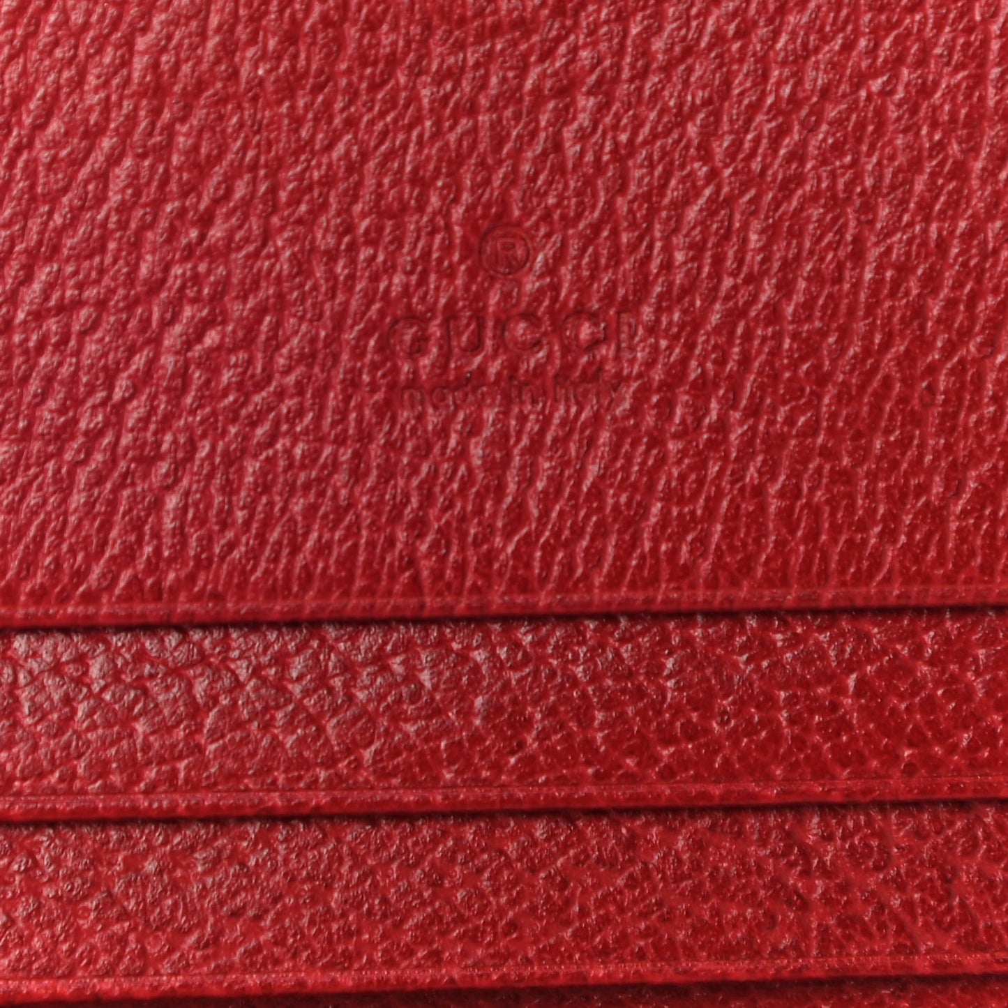 GG Supreme Monogram Flora Web Ophidia Card Case Red