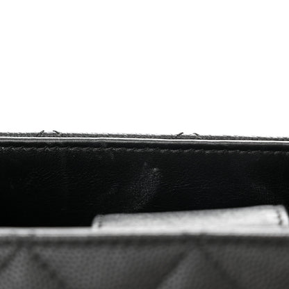 Chanel Caviar Quilted Medium CC Bucket Bag Black 12 of 13