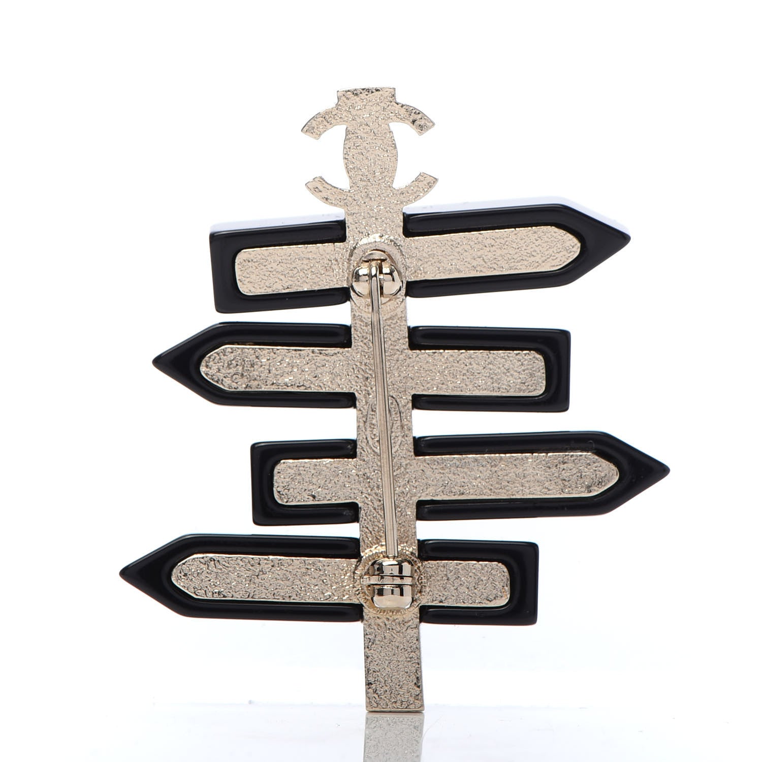 Chanel Resin Chanel By The Sea Sign Brooch Multicolor 3 of 5