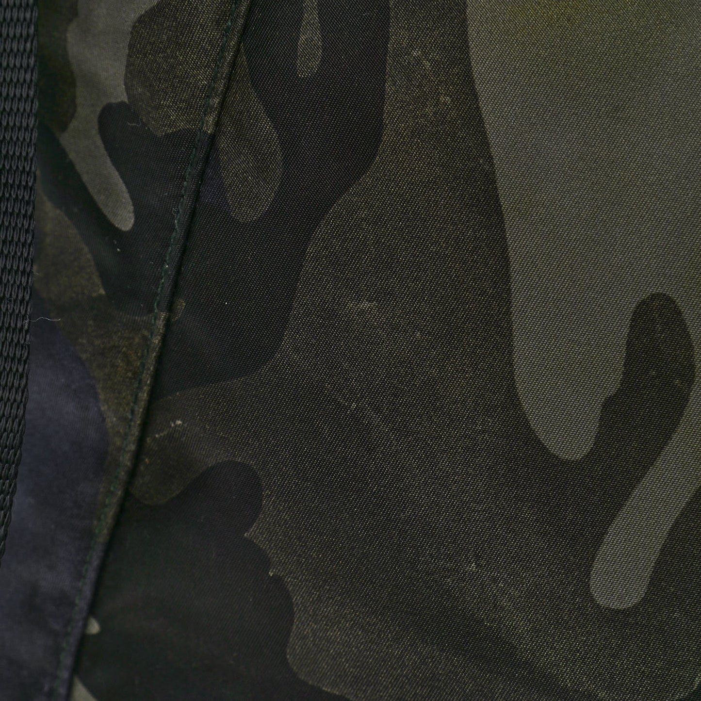 Tessuto Nylon Camouflage Print Backpack Fumo