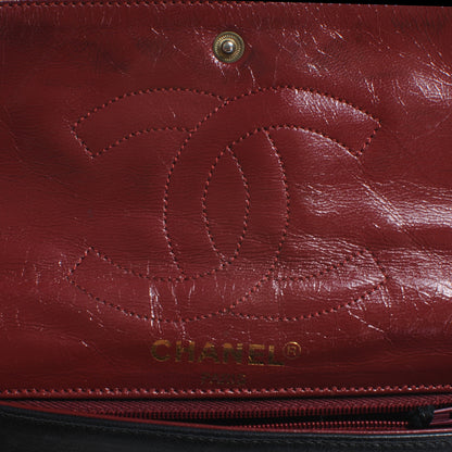 Chanel Lambskin Square Double Flap Bag Black 7 of 8