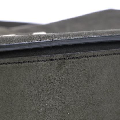 Saint Laurent Suede Large ChYc Flap Bag Green 8 of 9