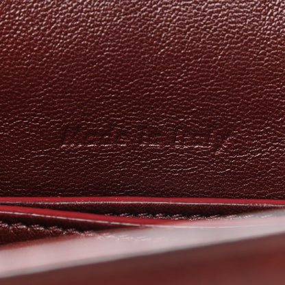 Celine Natural Calfskin Medium Trotteur Burgundy 6 of 13