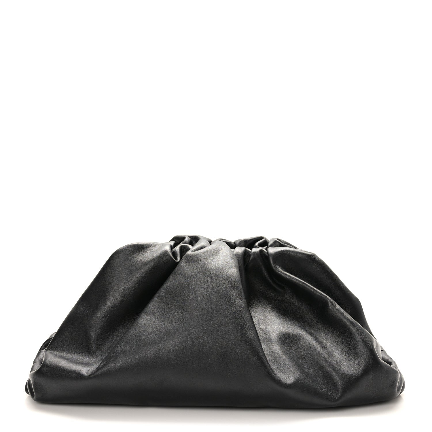 Bottega Veneta Smooth Butter Calf The Pouch Oversized Clutch Black 1 of 8