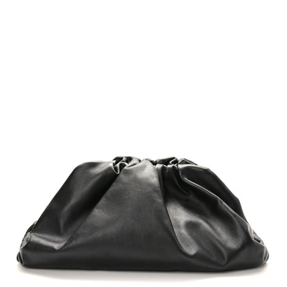 Bottega Veneta Smooth Butter Calf The Pouch Oversized Clutch Black 1 of 8