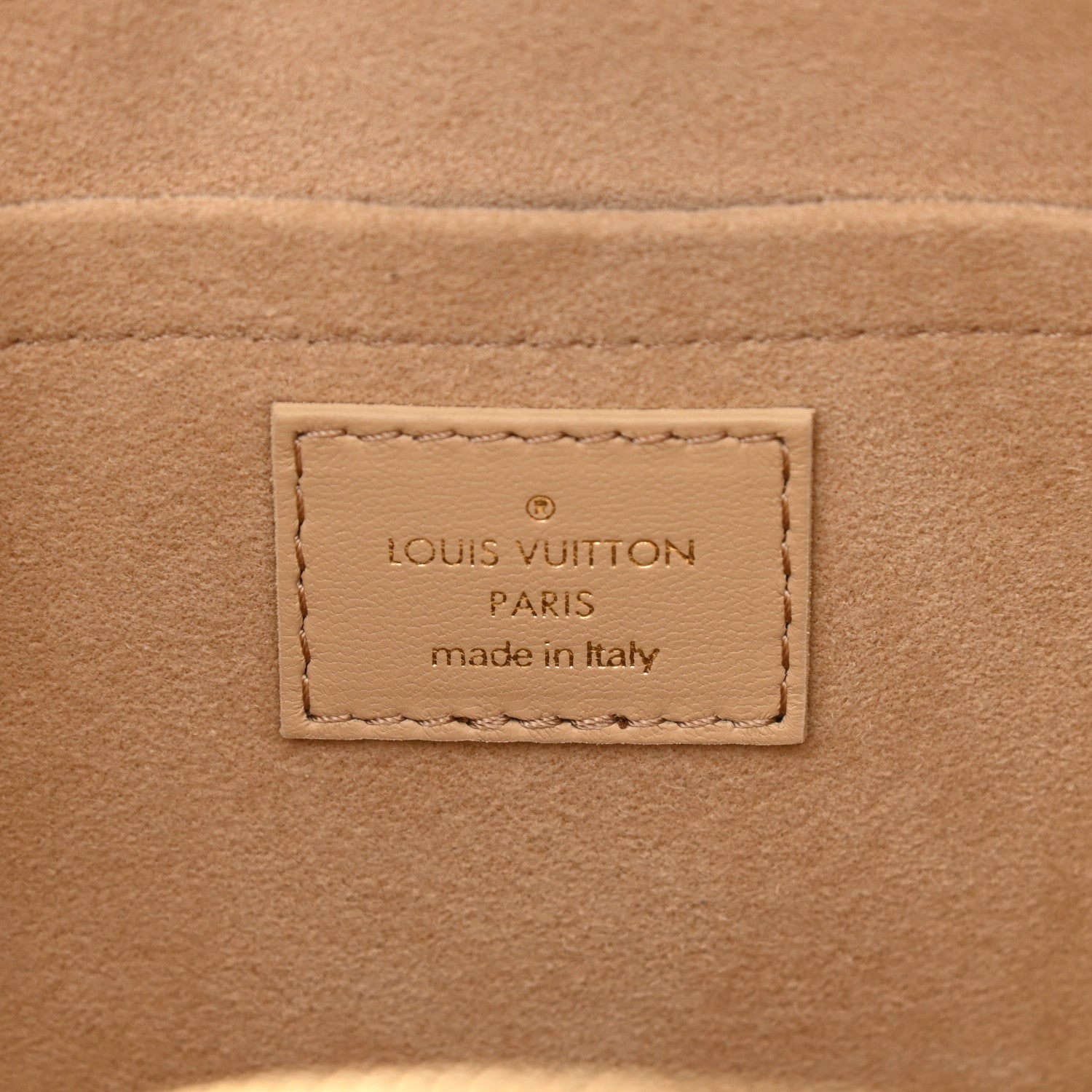 Louis Vuitton Lambskin Damier Quilt Troca MM Cashmere Beige 6 of 8