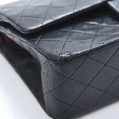 Chanel Lambskin Quilted Medium Double Flap Black 9 of 19