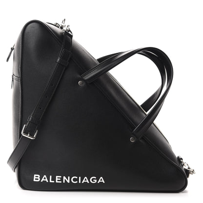 Balenciaga Calfskin M Triangle Duffle Black 1 of 9