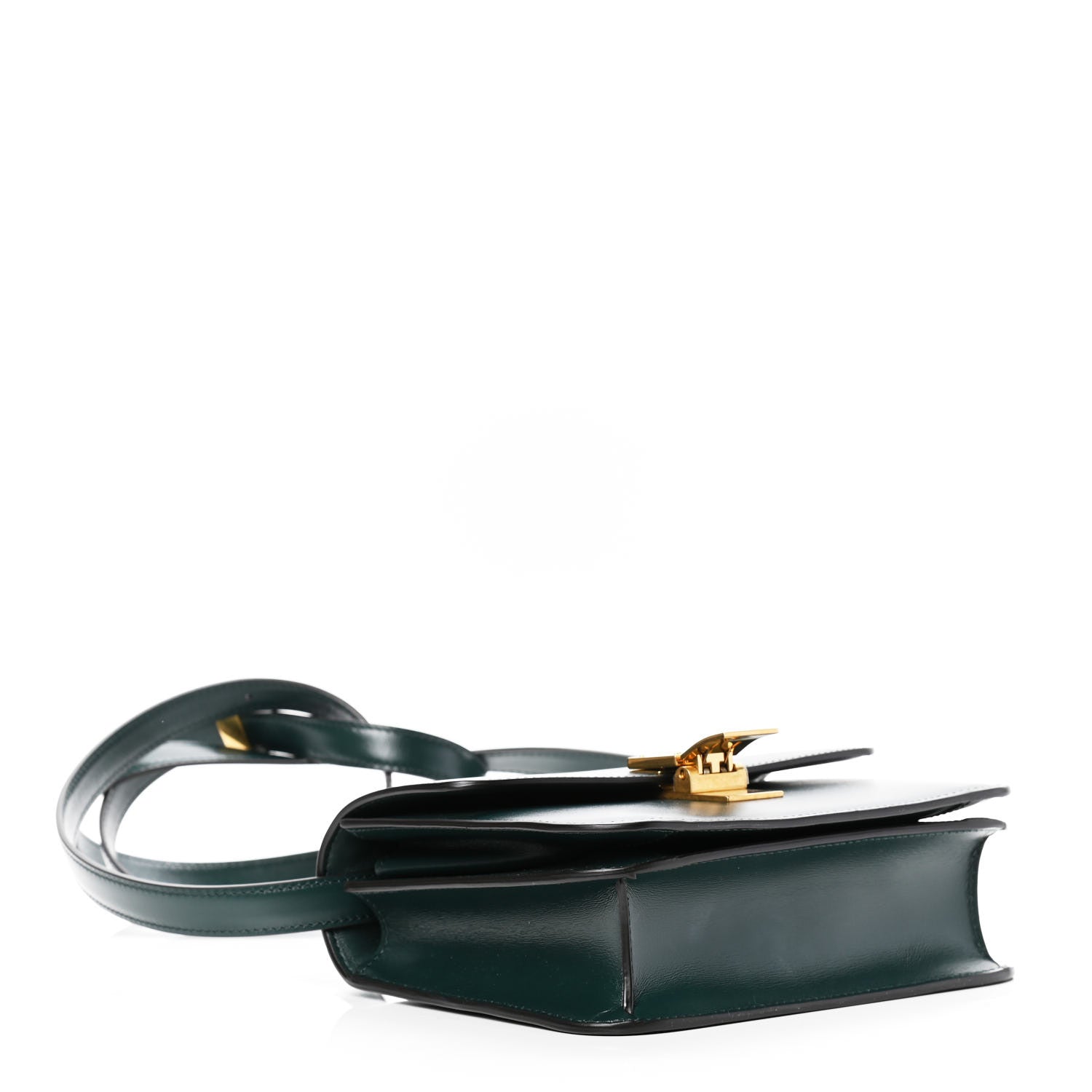 Celine Box Calfskin Teen Classic Box Flap Bag Light Emerald 3 of 4