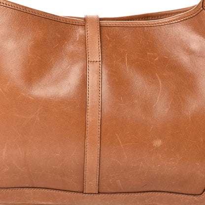 Gucci Calfskin Web Lobster Clasp Lock Jackie O Hobo Brown 14 of 18