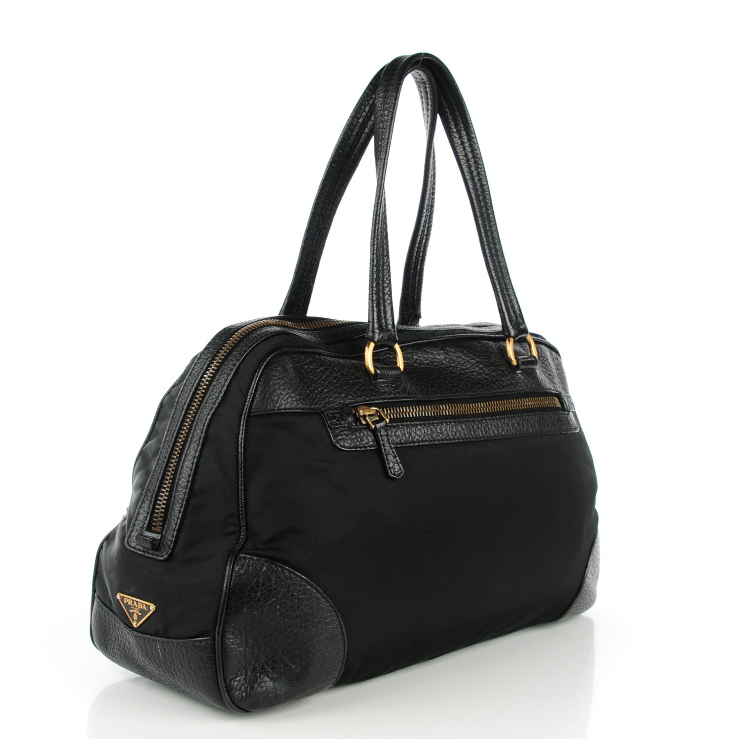 Prada Tessuto Nylon Bowler Black 3 of 6