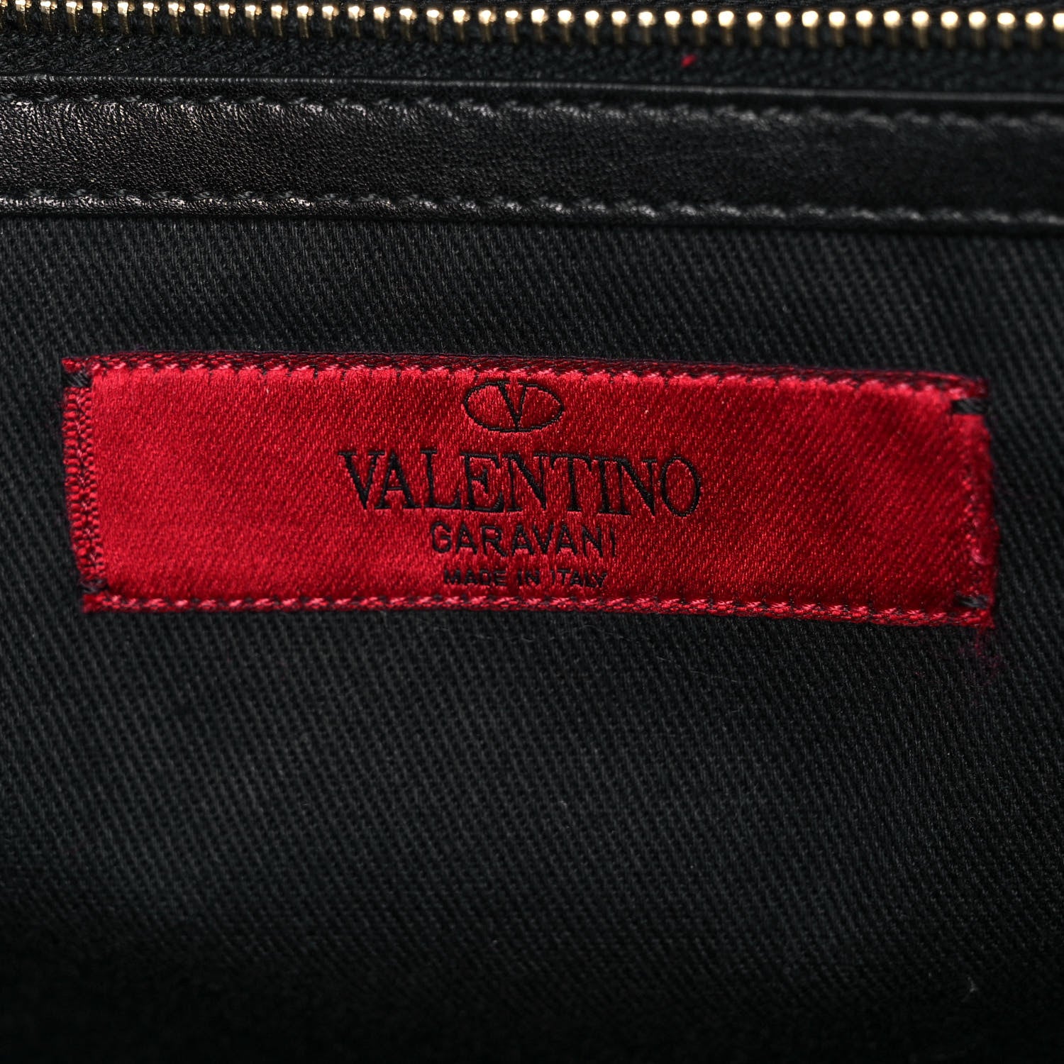Valentino Garavani Vitello Rockstud Dome Shopper Black 6 of 11