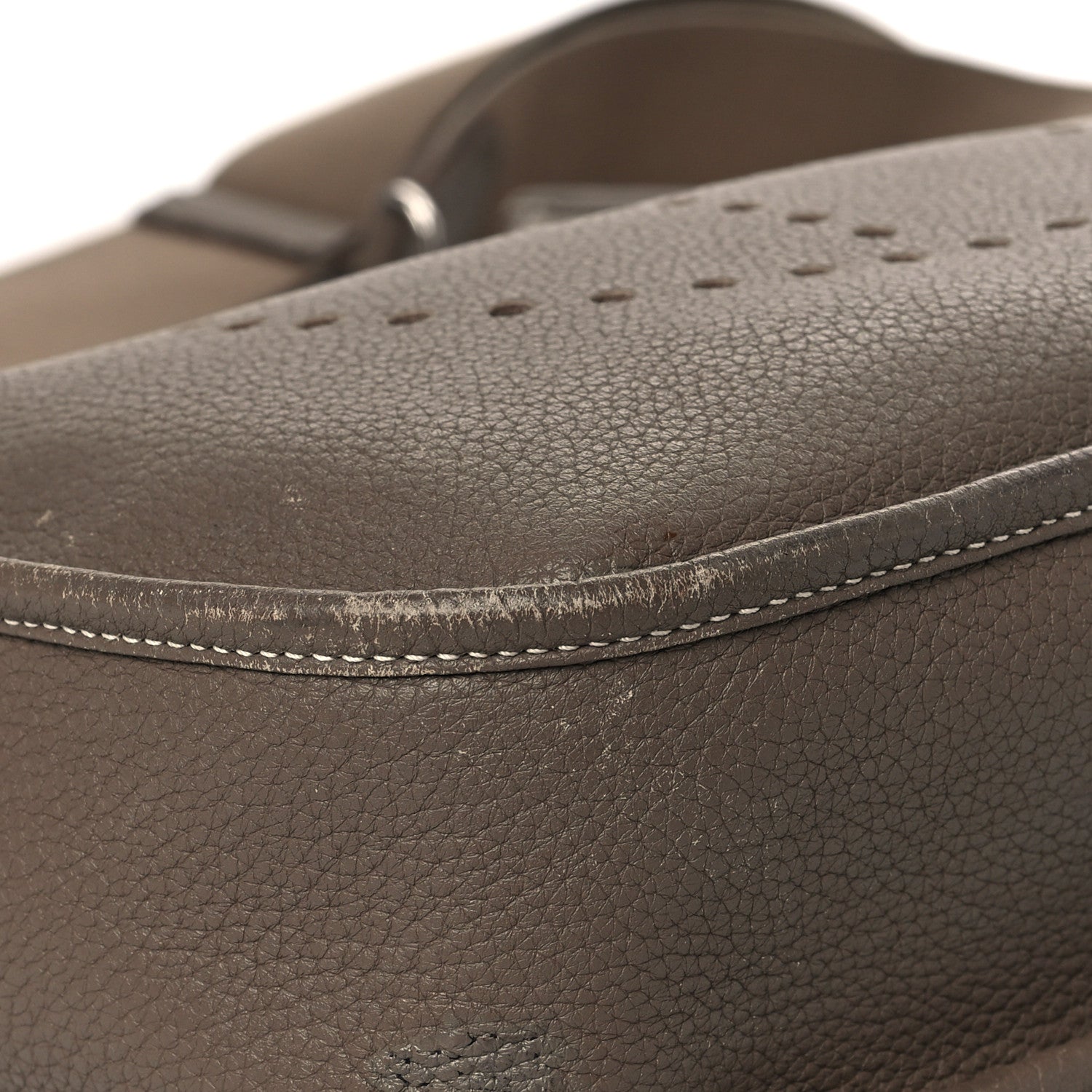 Hermes Taurillon Clemence Evelyne III GM Etoupe 8 of 13