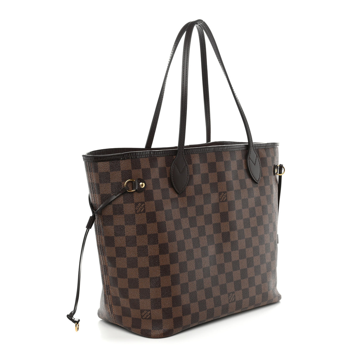 Damier Ebene Neo Neverfull MM Rose Ballerine