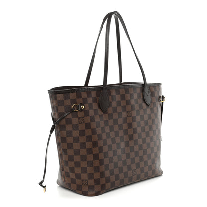 Louis Vuitton Damier Ebene Neo Neverfull MM Rose Ballerine 4 of 12