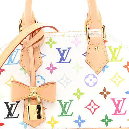Louis Vuitton LV x TM Monogram Multicolor Alma BB White 7 of 10