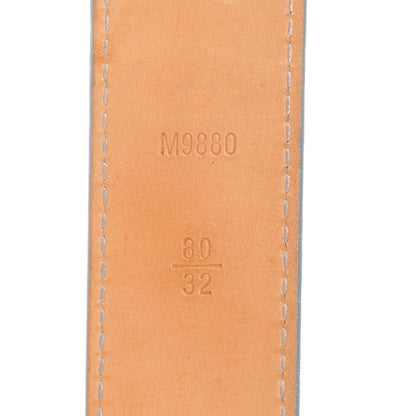 Louis Vuitton Vernis LV Frame Belt 80 32 Givre 5 of 5