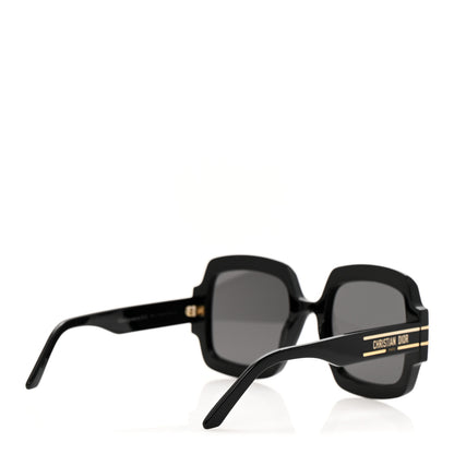 Christian Dior Acetate Diorsignature S1U Square Sunglasses Black 4 of 9