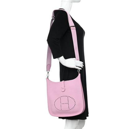 Hermes Taurillon Clemence Evelyne III PM Mauve Sylvestre 2 of 11