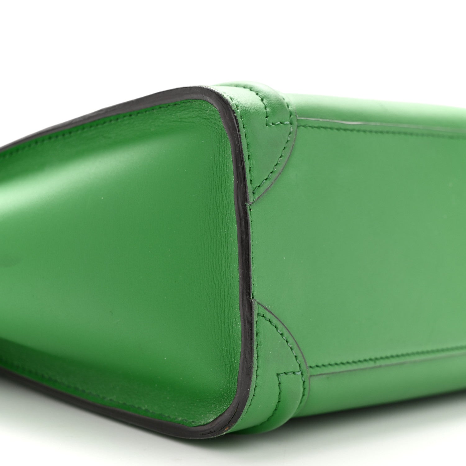 Celine Smooth Calfskin Nano Luggage Grass 6 of 12