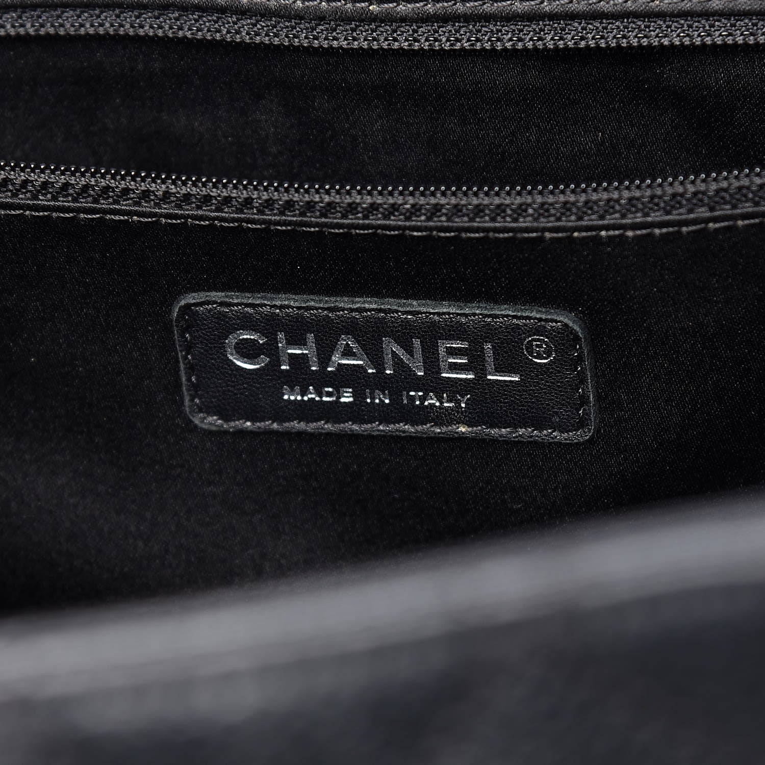 Chanel Caviar Quilted XL Grand Shopping Tote GST Black 6 of 14
