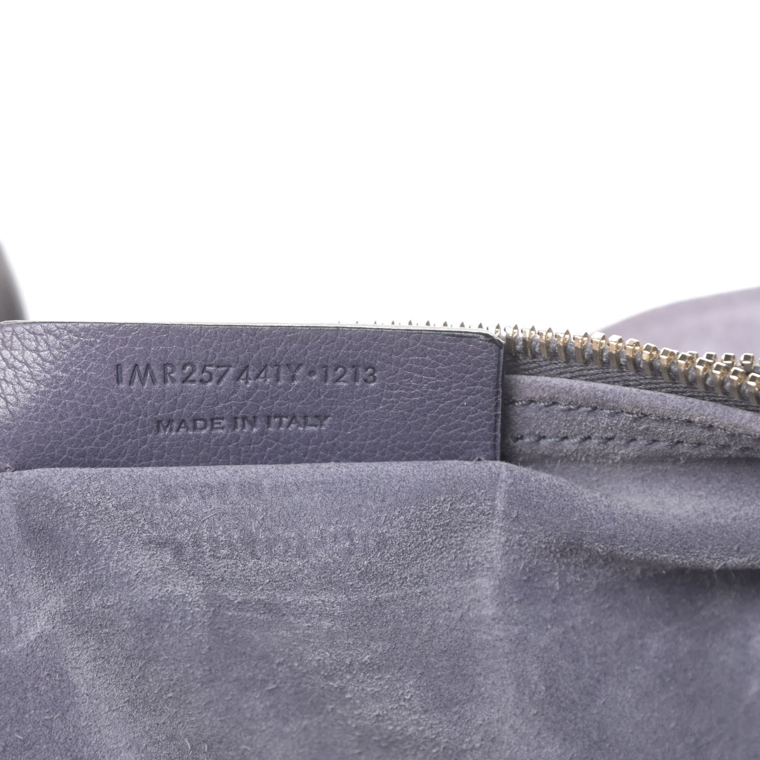 Saint Laurent Nubuck Calfskin Crocodile Embossed Large Muse Two Grey 7 of 17