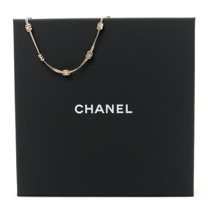 Chanel Metal CC Short Chain Necklace Gold 5 of 5
