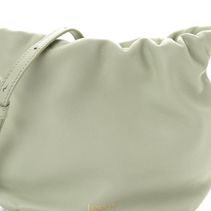 Loewe Mellow Nappa Donut Chain Mini Flamenco Knot Clutch Spring Jade 8 of 12