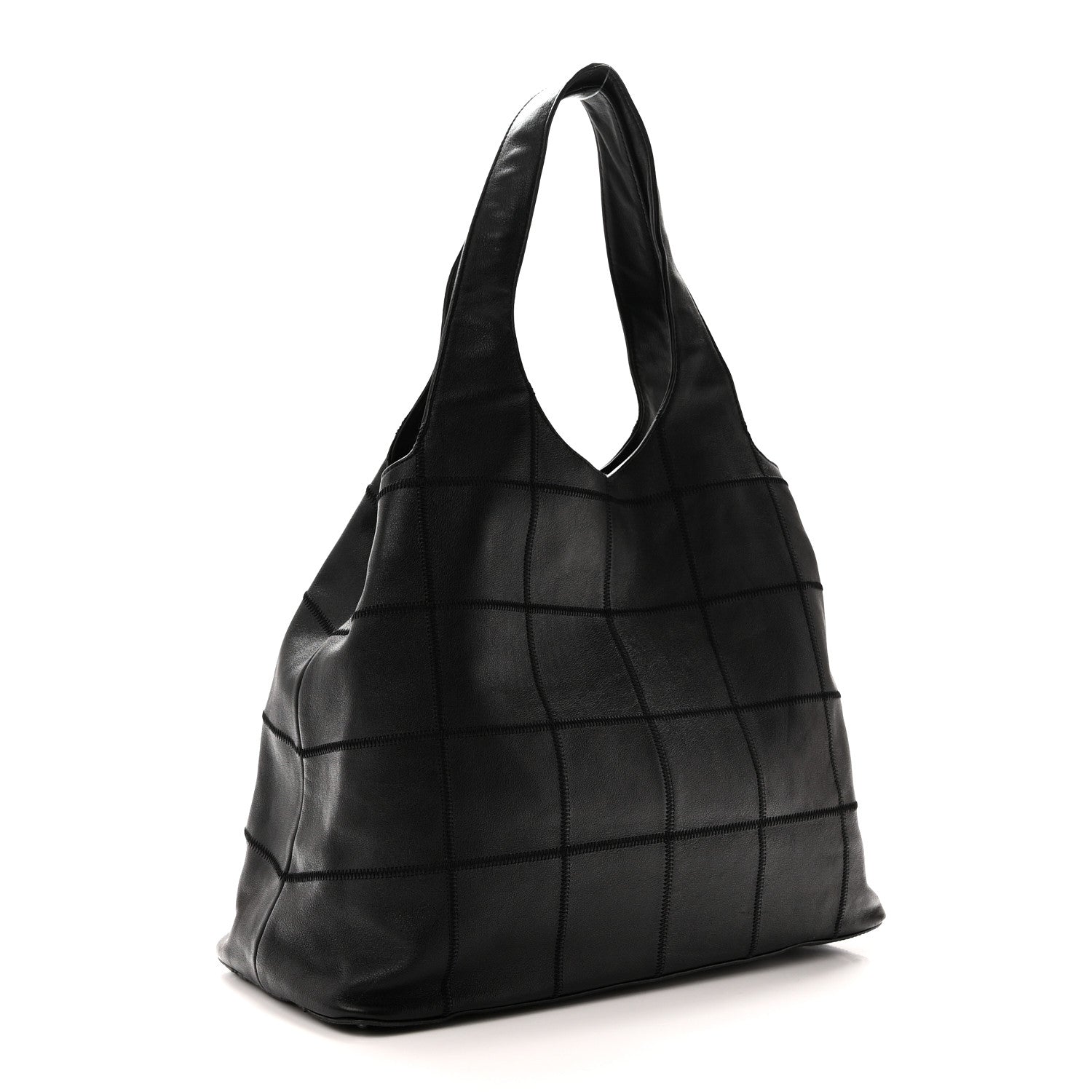 Chanel Calfskin Square Stitched Tassel Bag Black 3 of 10