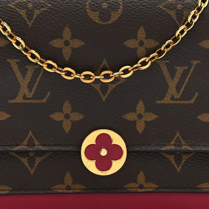 Louis Vuitton Monogram Flore Chain Wallet Fuchsia 7 of 13
