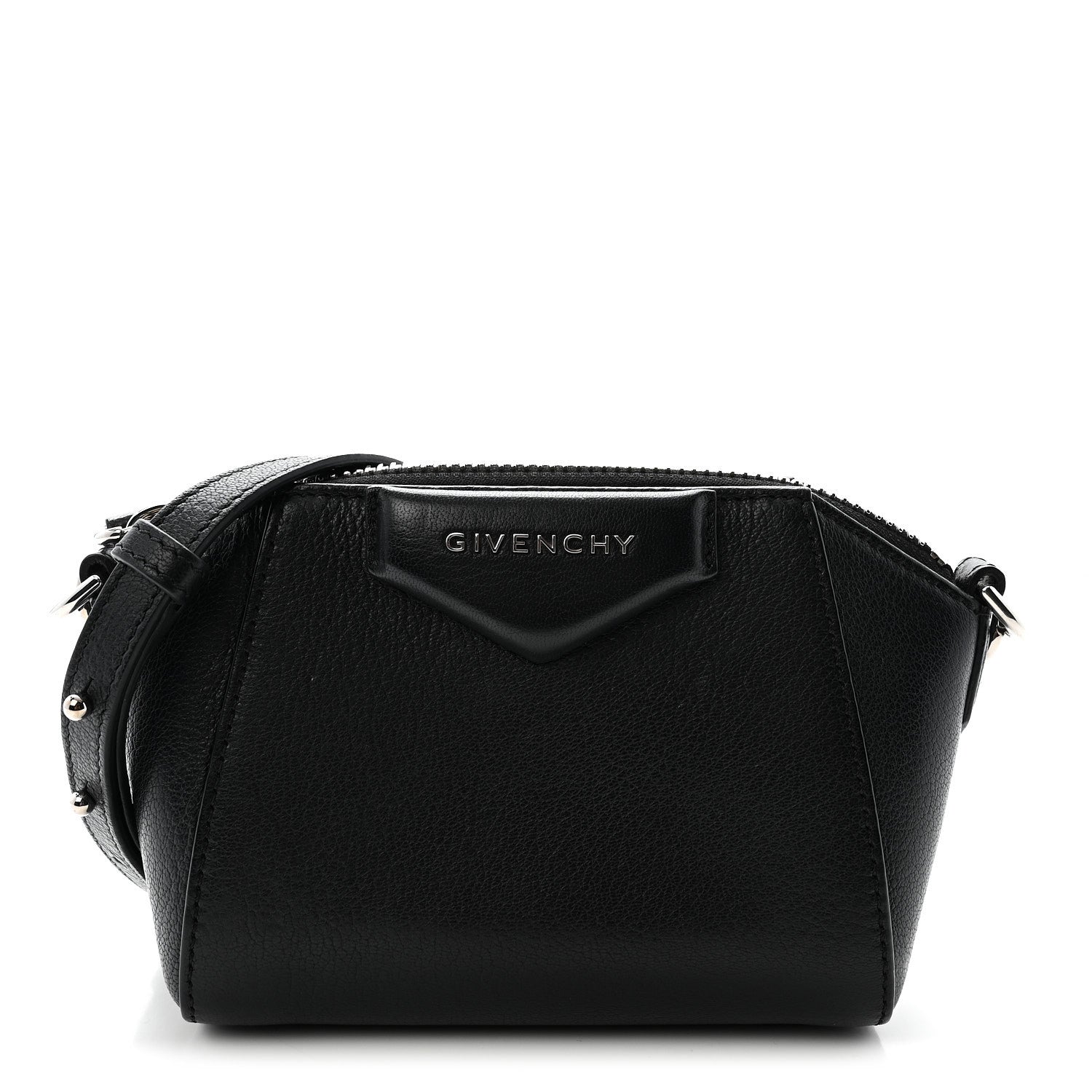 Givenchy Sugar Goatskin Nano Antigona Black 1 of 9