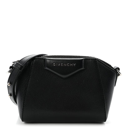 Givenchy Sugar Goatskin Nano Antigona Black 1 of 9