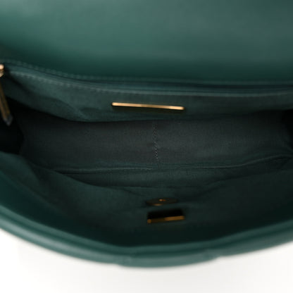 Chanel Lambskin Quilted Medium Chanel 19 Flap Green 5 of 10