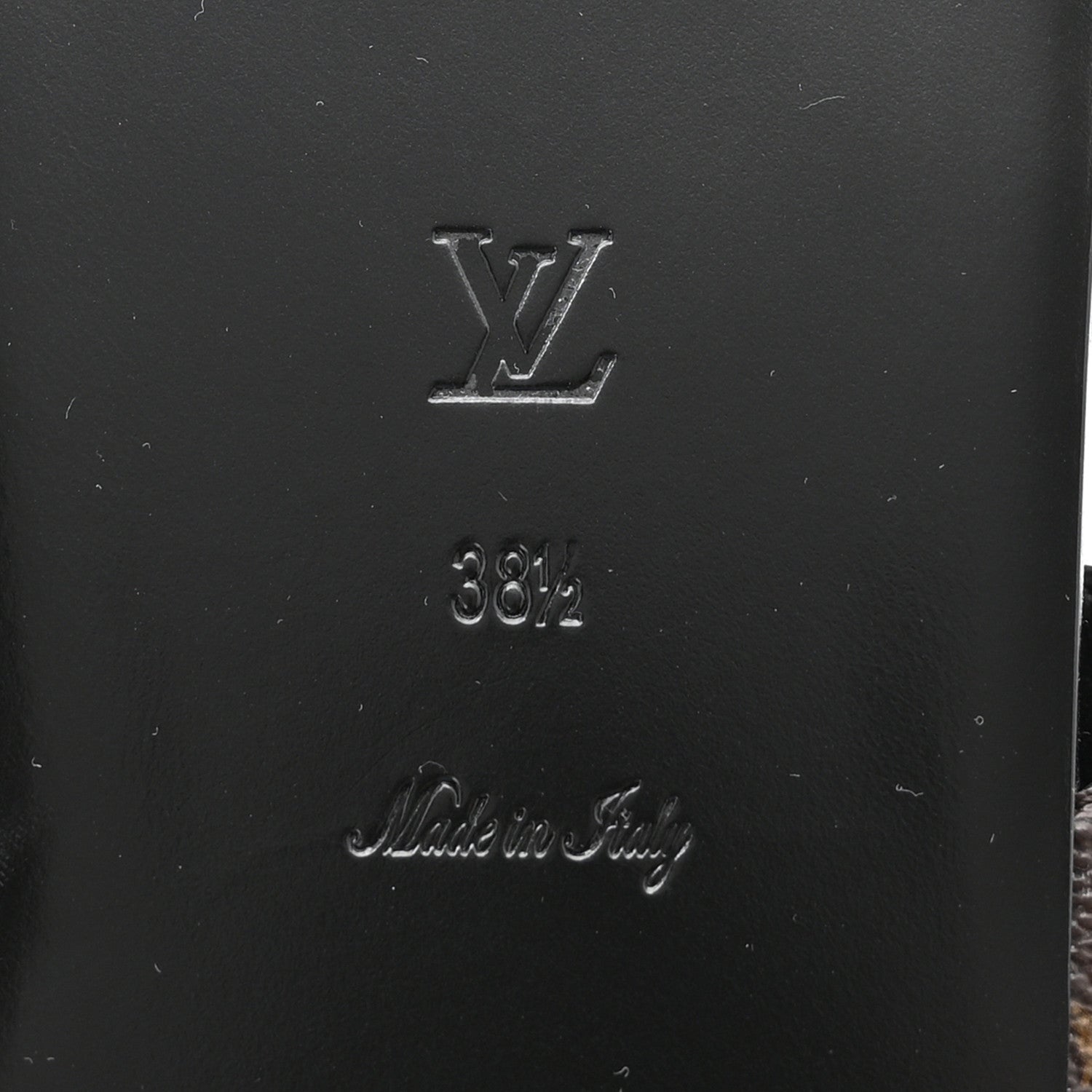 Louis Vuitton Monogram Bom Dia Mule Sandals 38.5 Black 7 of 9