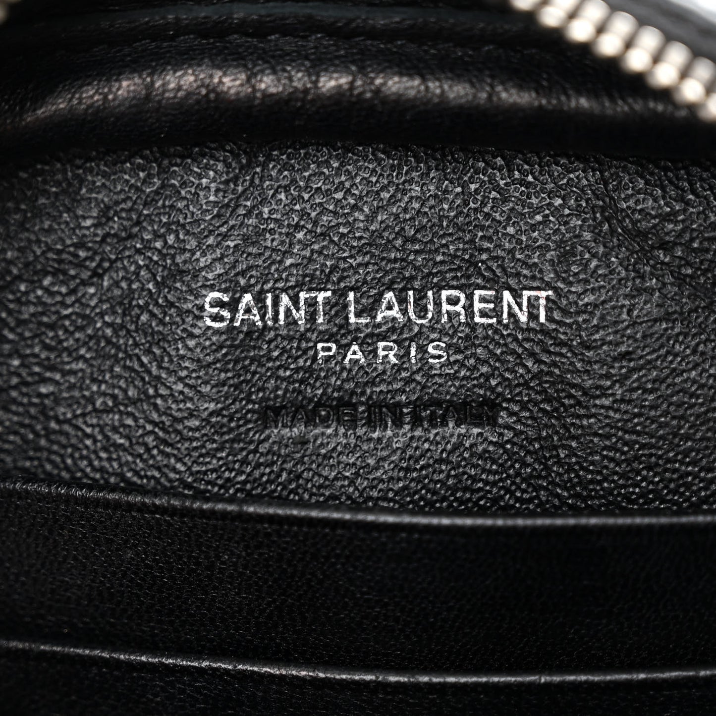 Calfskin Crocodile Embossed Monogram Blogger Bag Black