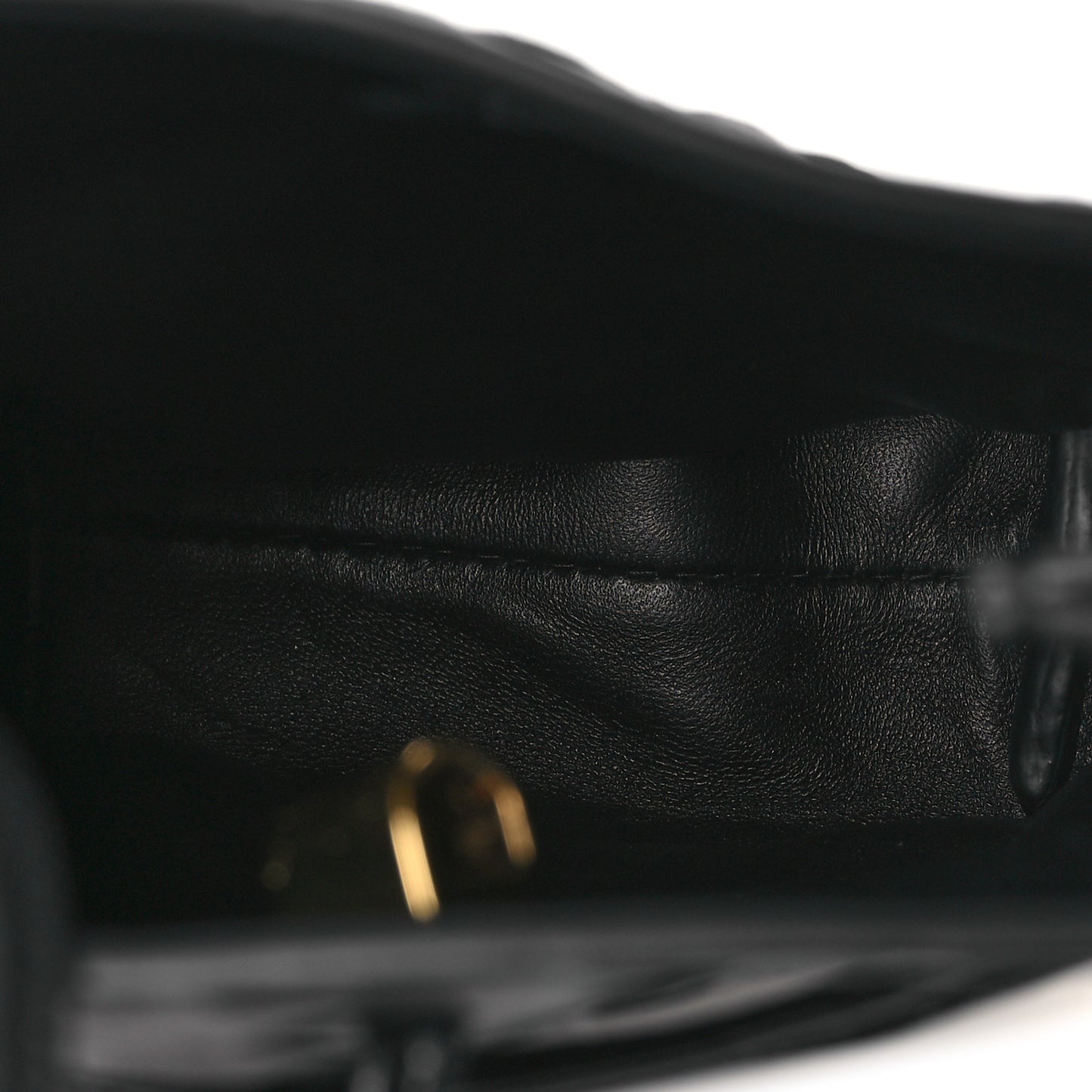 Nappa Intrecciato Andiamo Phone Pouch Black