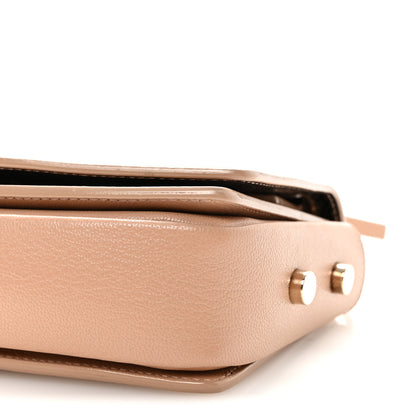 Jimmy Choo Soft Grained Goatskin Arrow Crossbody Bag With Chain Ballet Pink 9 of 10