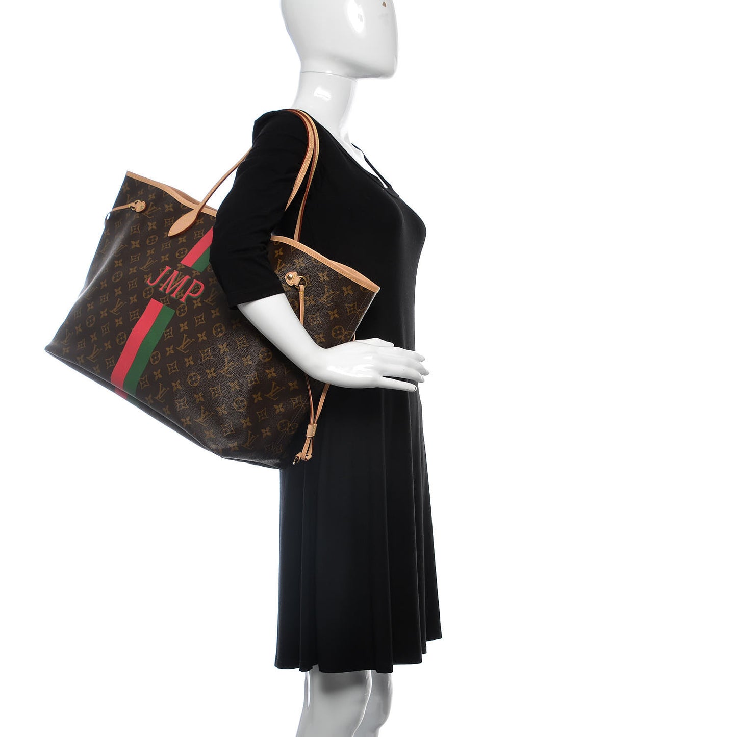 Monogram My LV Heritage Neverfull GM Vert Fuchsia
