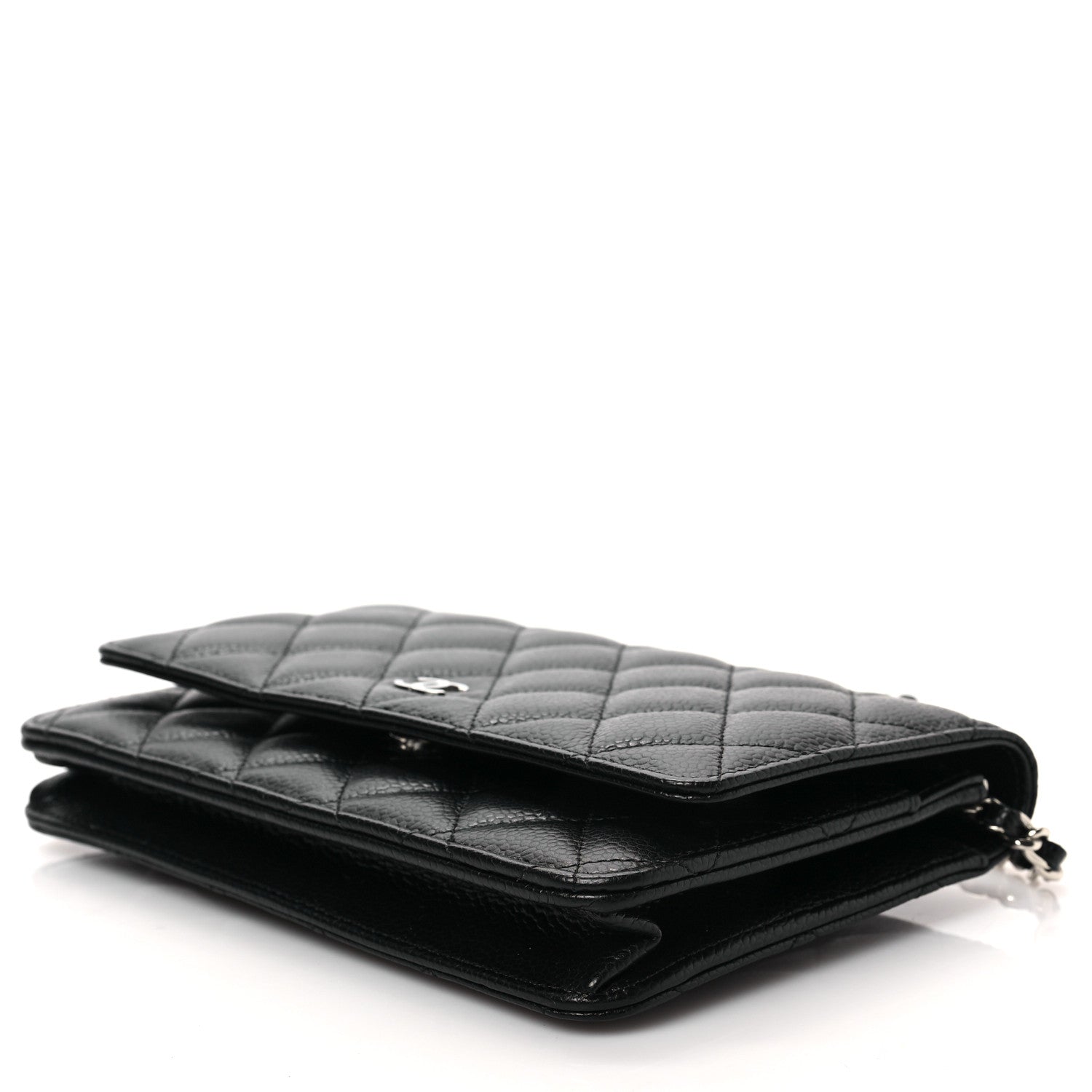 Chanel Caviar Quilted Wallet On Chain WOC Black 8 of 8