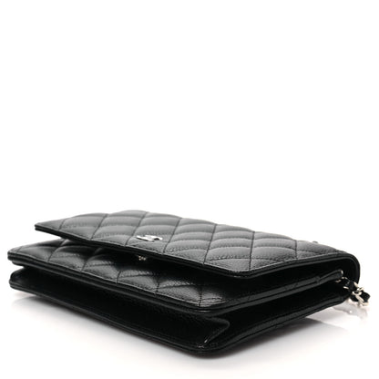 Chanel Caviar Quilted Wallet On Chain WOC Black 8 of 8