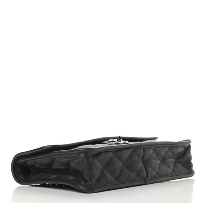 Chanel Caviar Quilted Large French Riviera Flap Black 4 of 11