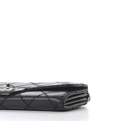 Chanel Lambskin Ultimate Stitch Clutch Flap Black 6 of 10