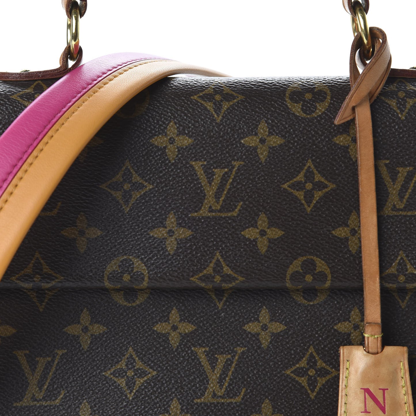 Monogram Cluny BB Hot Pink Safran Imperial