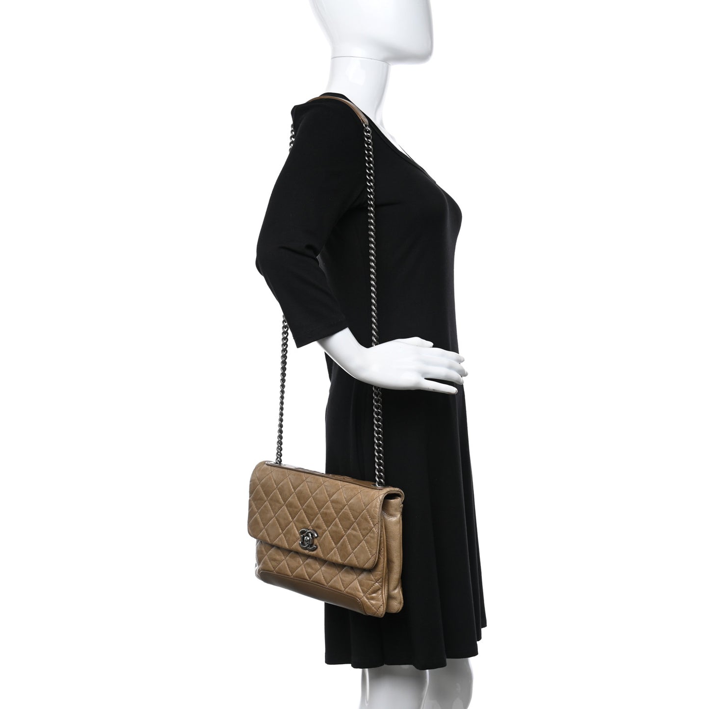 Quilted Medium Single Flap